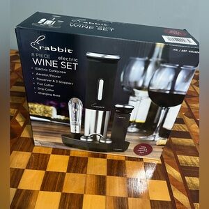 Rabbit 8 piece electric wine set